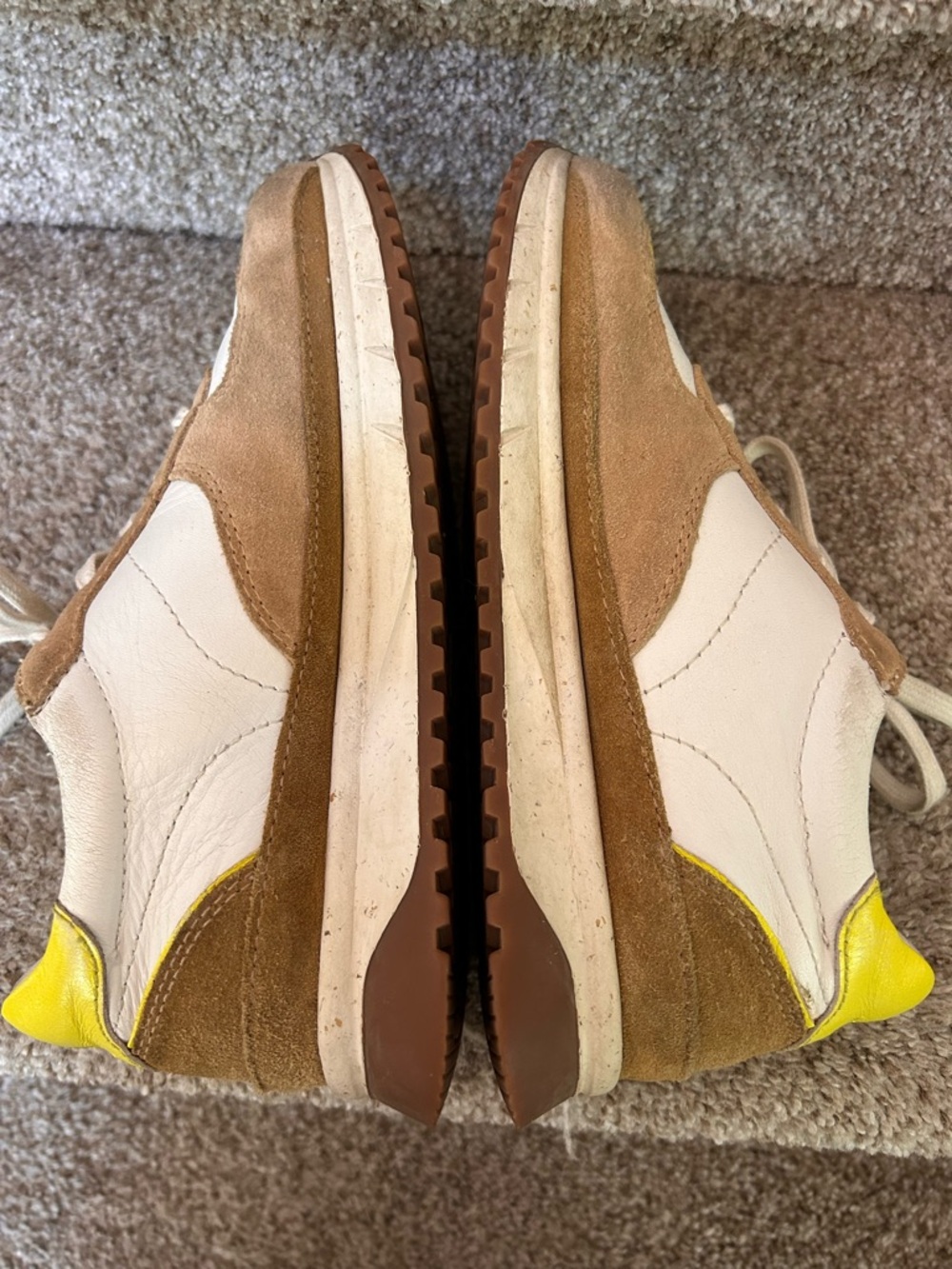 Madewell KickOff Trainer Sneaker. Suede leather and neon. Comfort. Classic. Prep - Picture 10 of 13